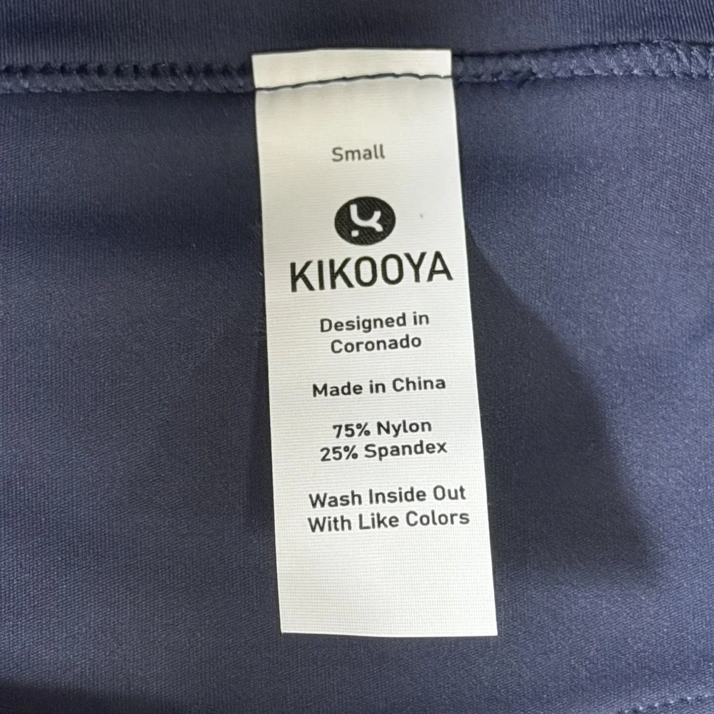 Kikooya Ikon Outfit Womens Small Navy Blue Sports Bra Leggings Matching Set